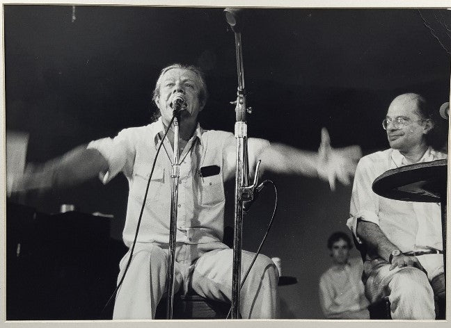 Photograph of Peter Orlovsky and Allen Ginsberg