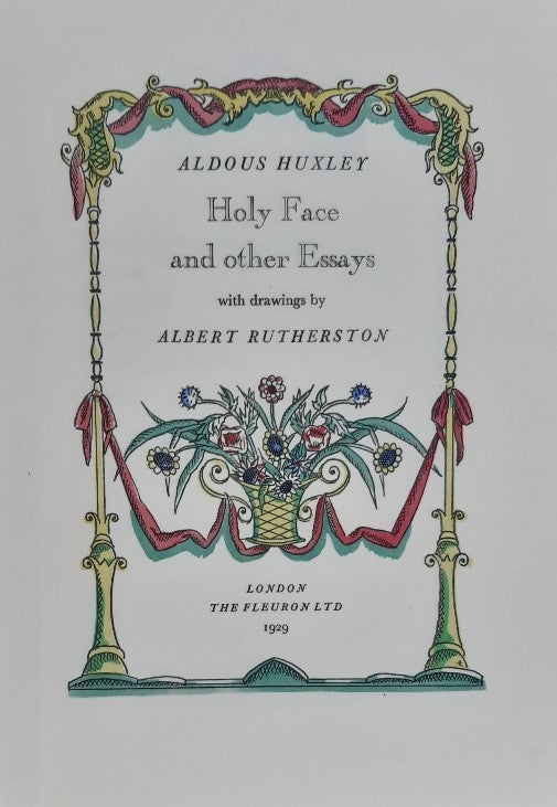 Holy Face and Other Essays