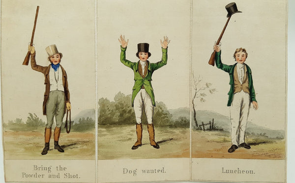 A set of six early nineteenth-century sporting prints